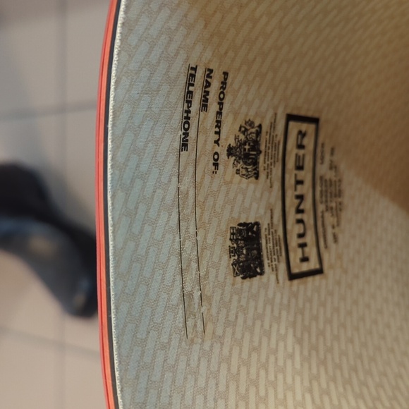 Orange and Black Hunter Rain Boots - Picture 2 of 6